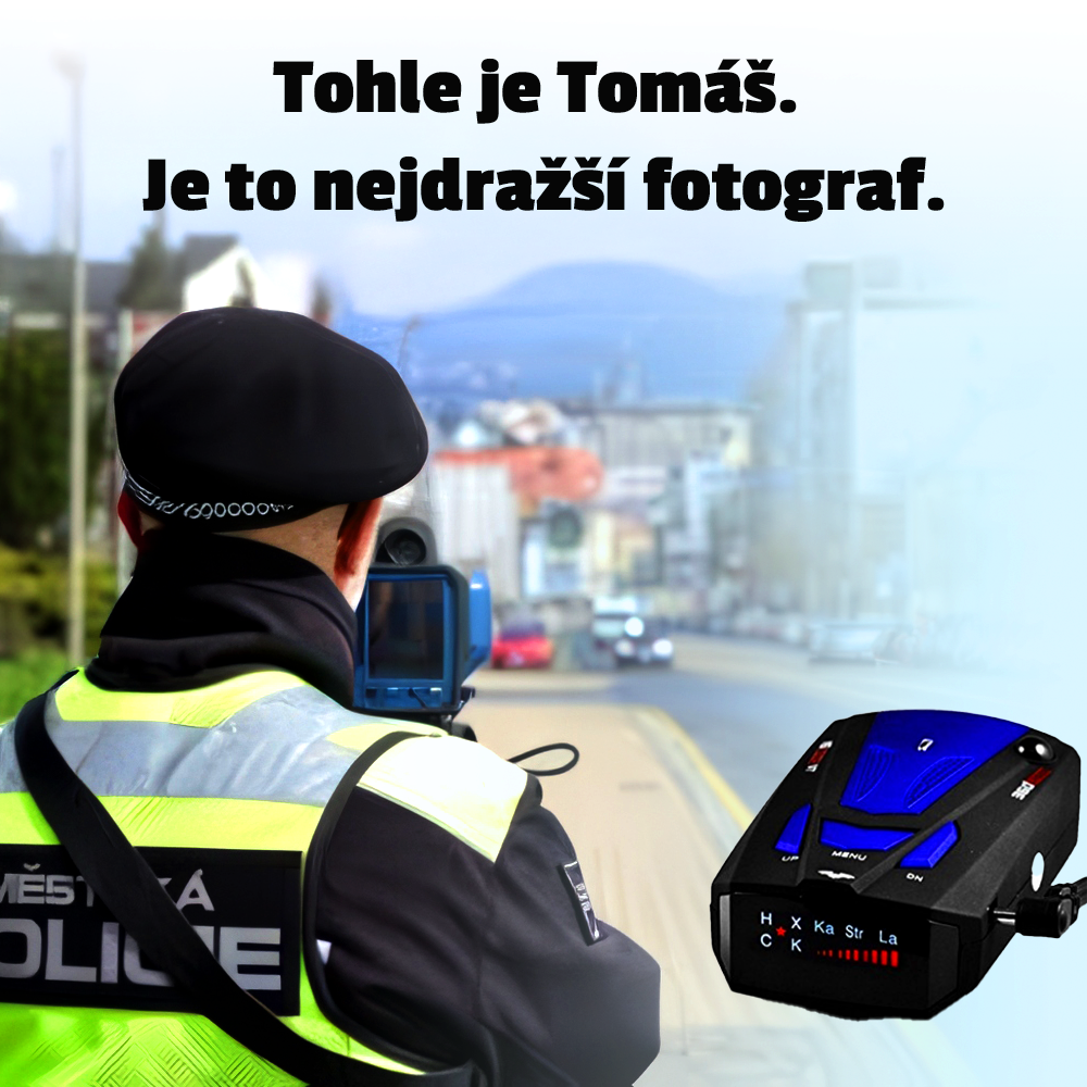 Radarový detektor pro automobily